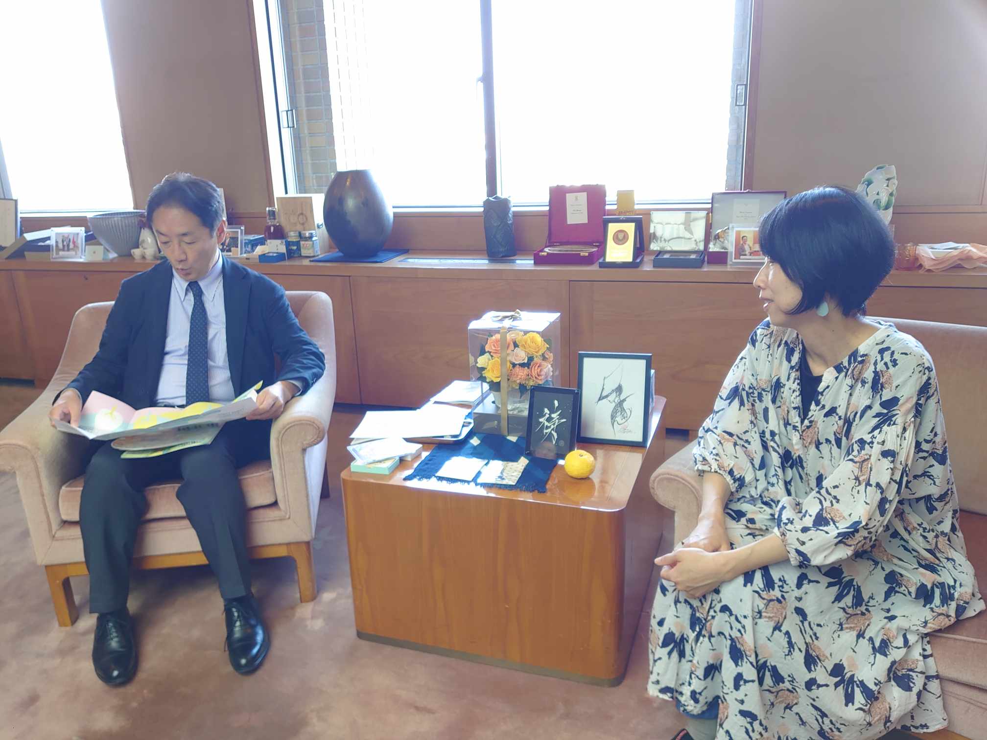 徳島県知事表敬訪問